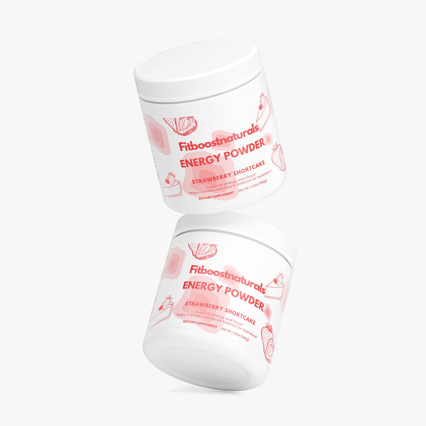 Energy Powder (Strawberry Shortcake)